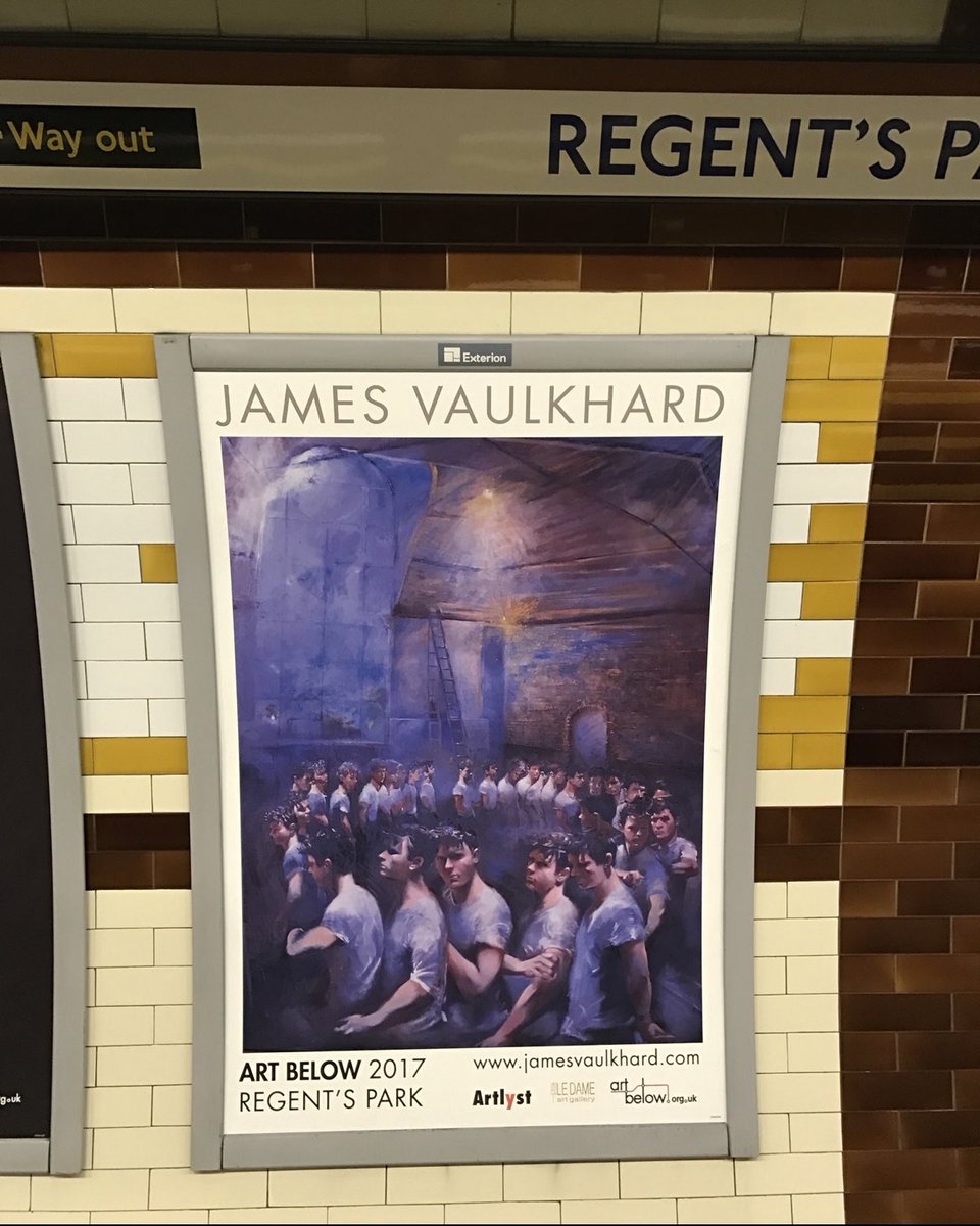 Back when I (my painting) was on the underground.