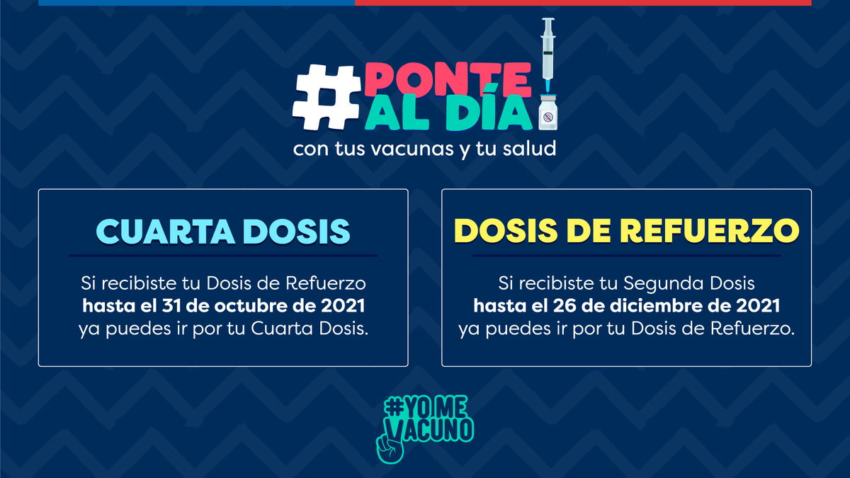 HospitalChillan's tweet photo. 📌La pandemia no ha terminado y por eso #PonteAlDía con tus vacunas, si no sabes cuándo te corresponde revisa el calendario en ⬇️
https://t.co/b6wPgjlQ95… https://t.co/6l1a6sE7Re