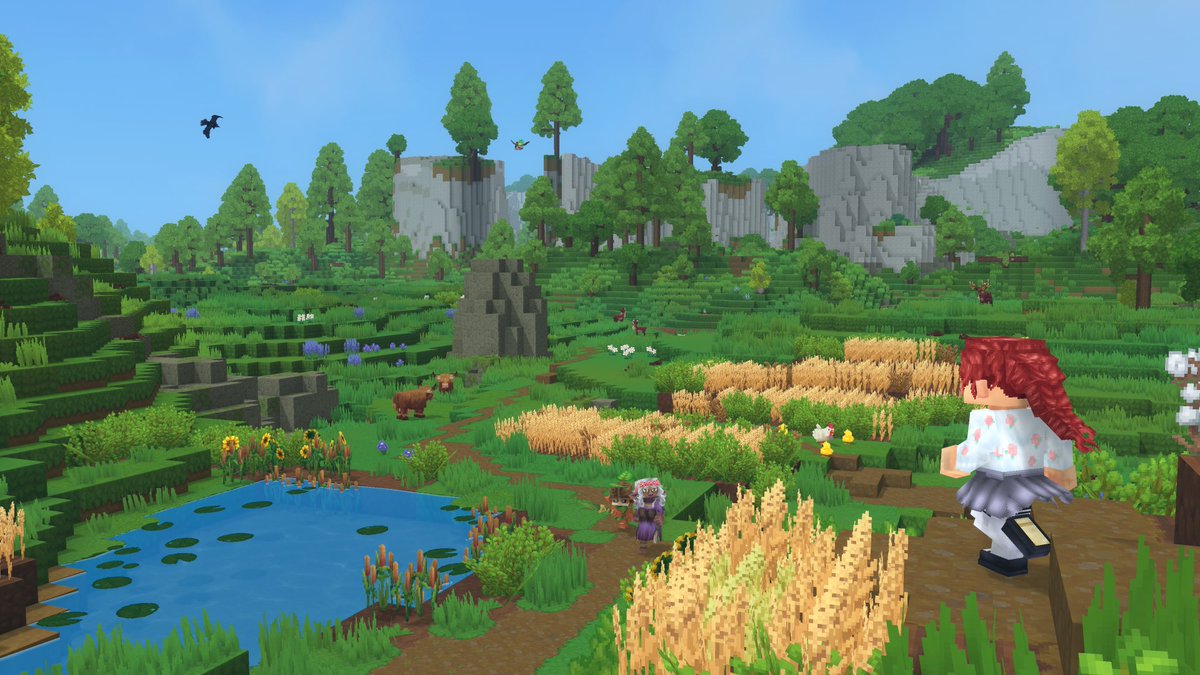 The creativity and enthusiasm of the Hytale community continues to inspire us as we work to bring the world of Orbis to life. Happy Earth Day from all of us at Hypixel Studios! 🌎🌱 #Hytale