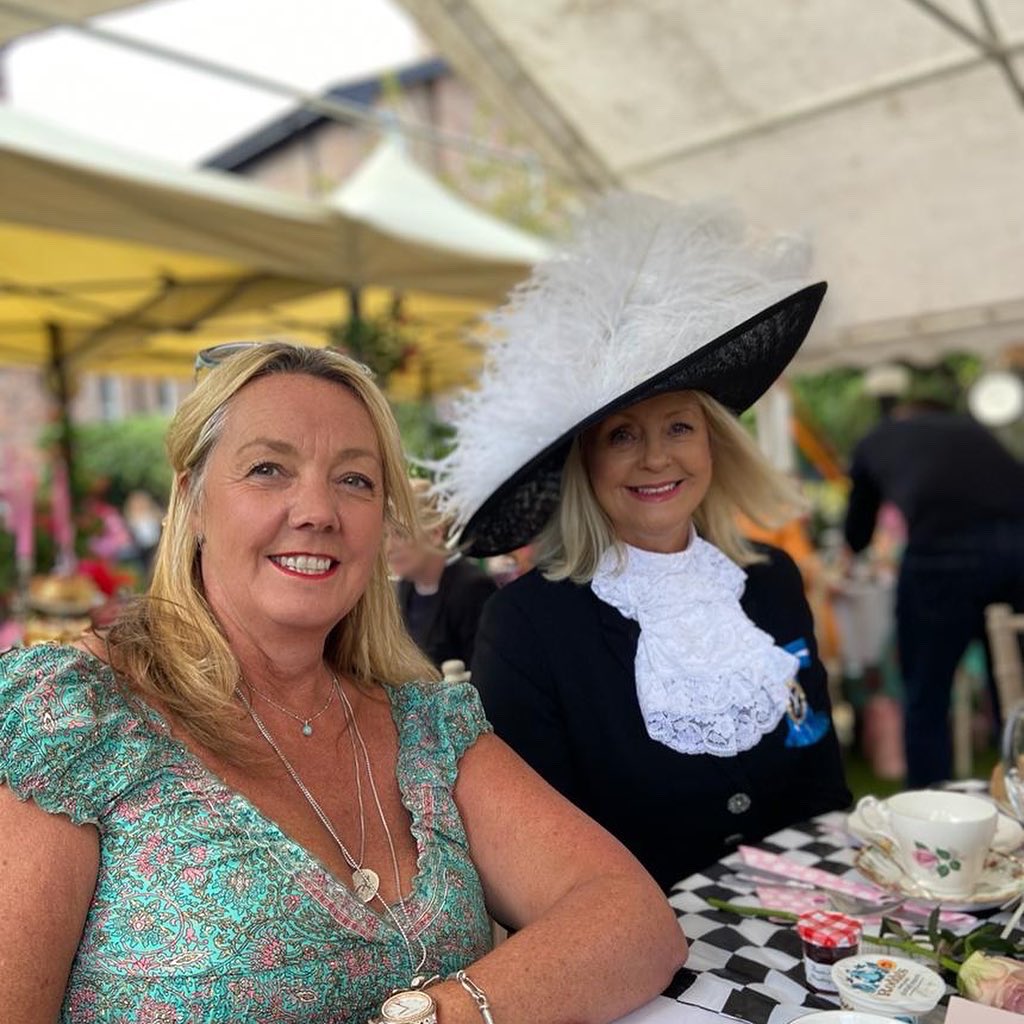 Morecrofts's tweet photo. Happy Friday! We’re delighted to support @mrowendrew with his Mad Hatter Tea Party this afternoon raising funds for @ClatterbridgeCC https://t.co/QZEPwTWYHr