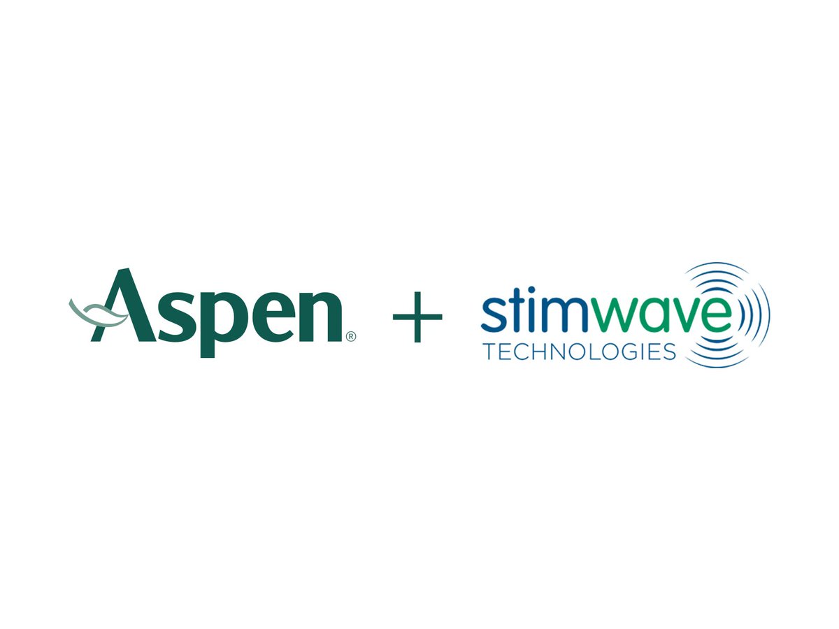 Today, Stimwave Technologies and Aspen Medical Products announce a partnership to develop an innovative wearable pain management solution for patients suffering from chronic pain. Learn more at bit.ly/3OHoqvZ.