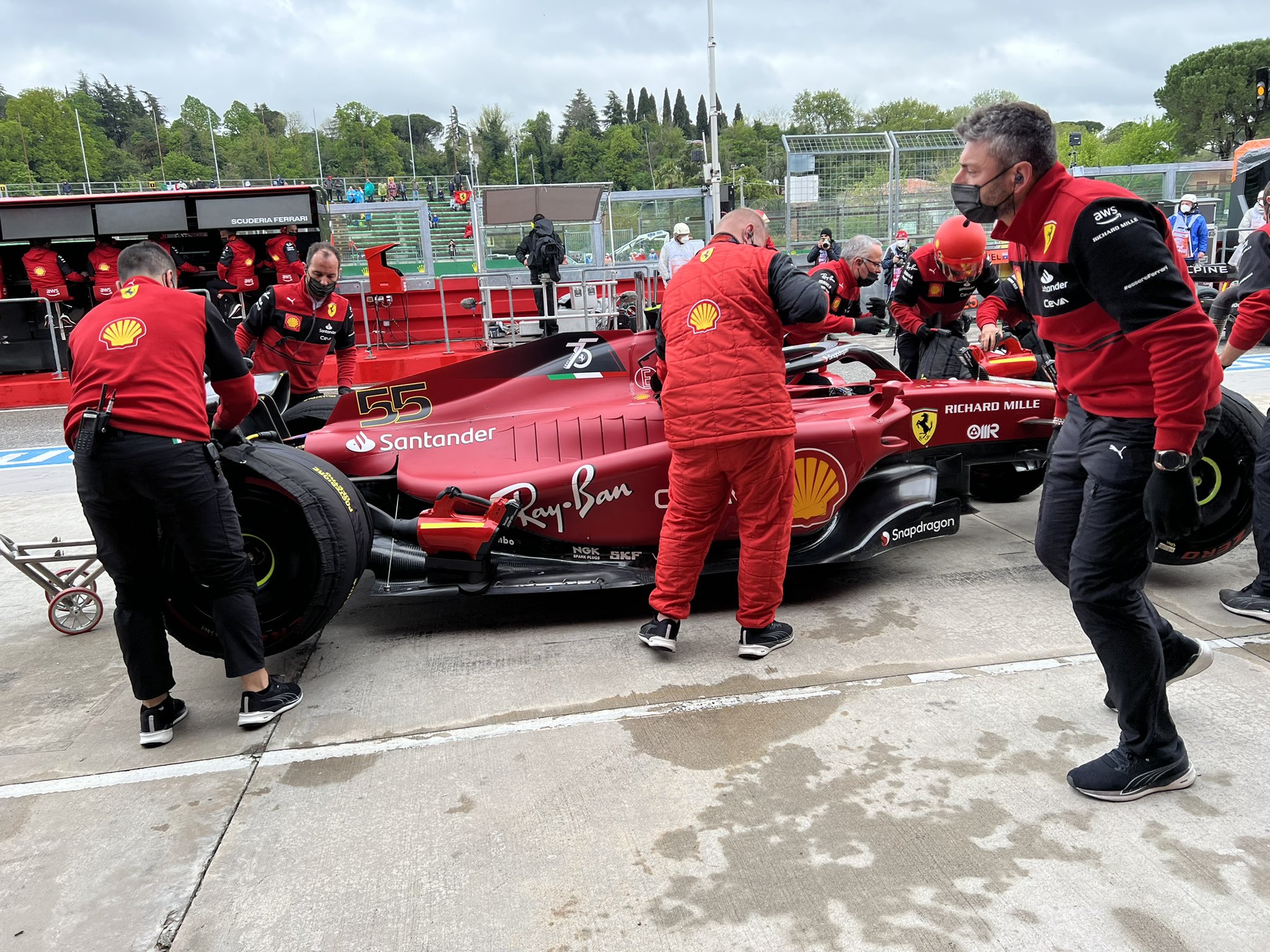 2022 Formula 1 Emilia Romagna GP starting grid for Sprint race