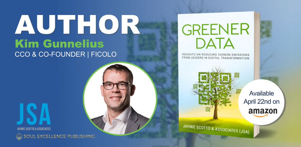 VerneGlobalFI's tweet photo. Happy #EarthDay and #GreenerData launch day! In this industry book, Kim Gunnelius contributed his own chapter, discussing the ways #Ficolo is advancing towards a #carbonnegative, #climatepositive operation. https://t.co/FcaJozsDHE https://t.co/YecmderyoO