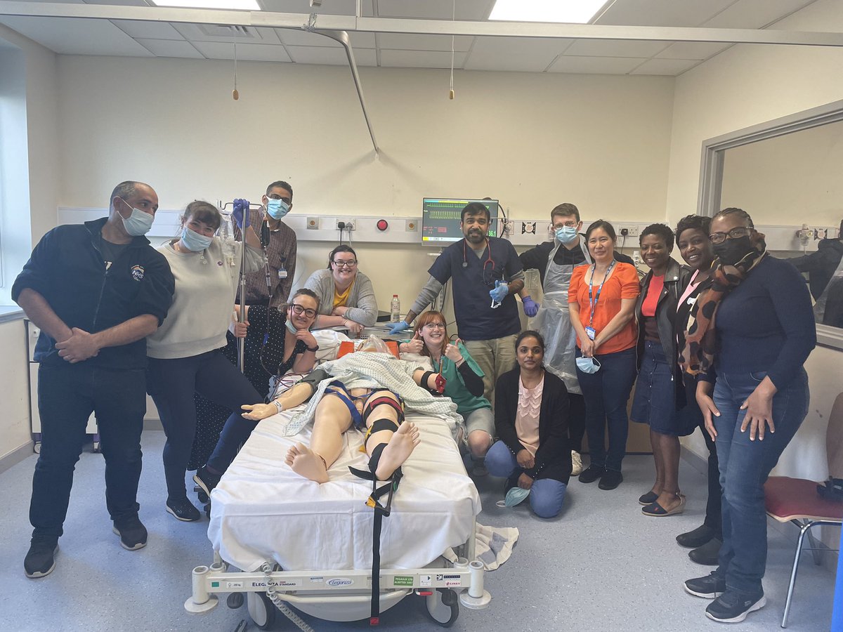We had an excellent day today doing the multidisciplinary ED Trauma day 🥳🥳