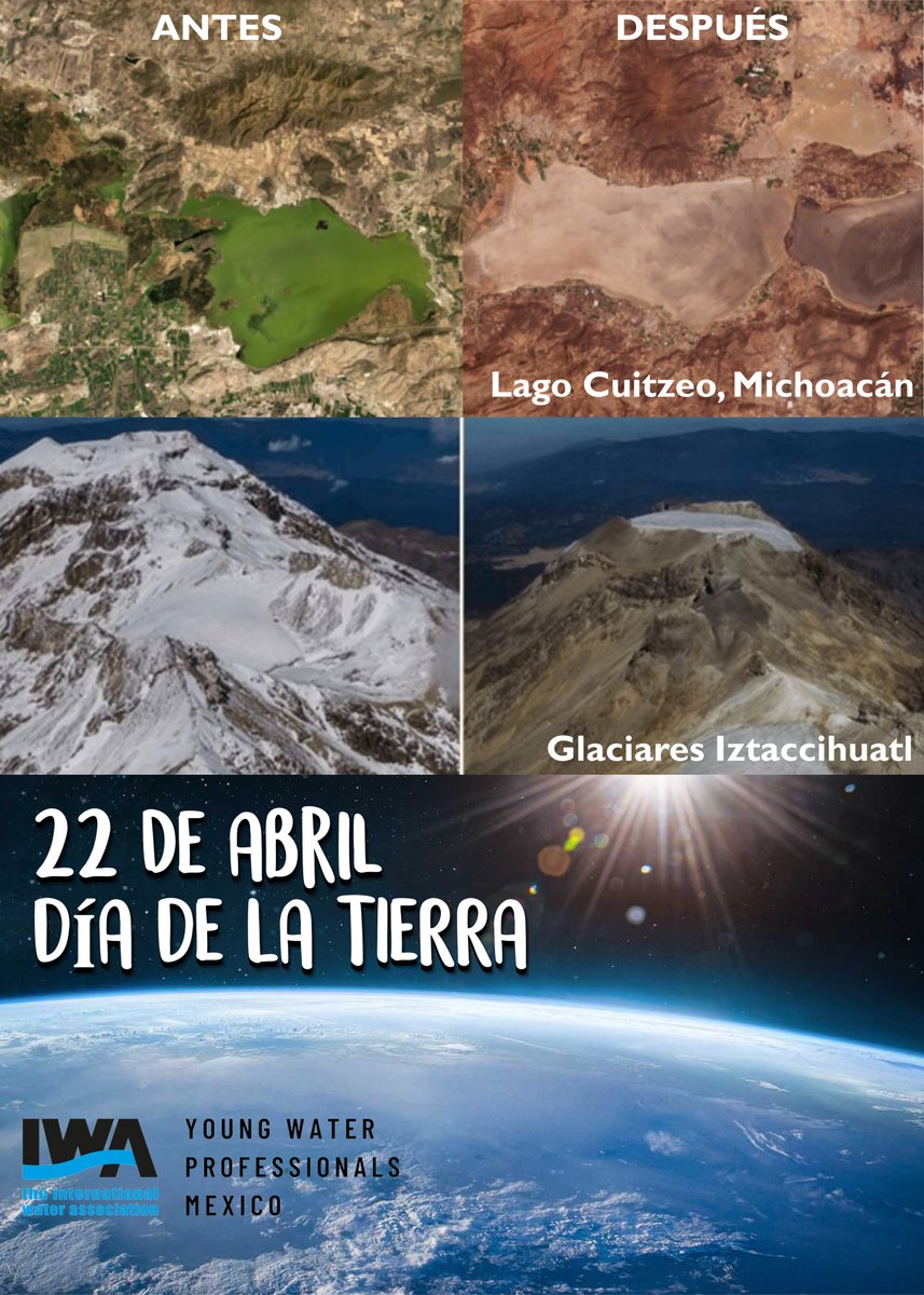 En este #DíaDeLaTierra 🌎 reflexionemos sobre el rumbo de nuestro planeta  

¡Qué este día nos permita recordar que las fronteras no existen y todos somos ciudadanos del mismo planeta! #EarthDay #ClimateChange #YWPMexico #Agua #México #CambioClimático  🌎💧