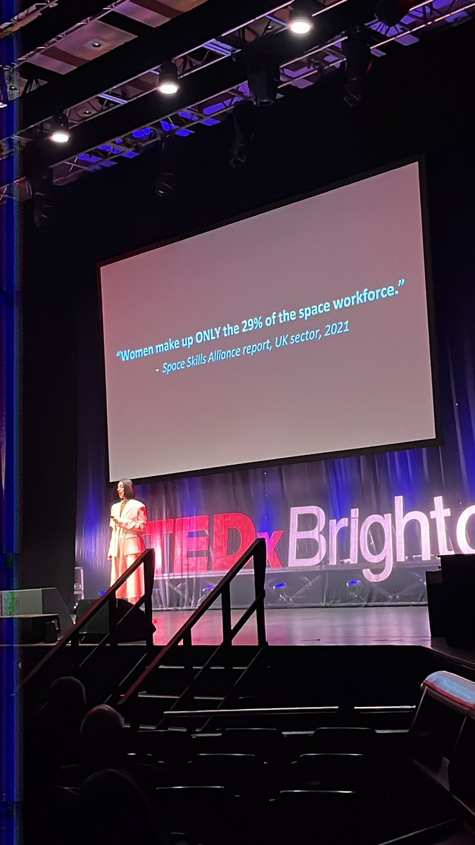 How can we encourage more women to work in space? #tedxbrighton @Cosmical_b