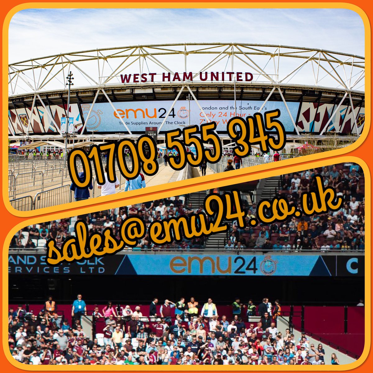 Some recent shots from the London Stadium ⚽️👍🏻

#londonstadium #associatepartnership #electrical #mechanical #utilities #ppesupplier #buildingmaterials