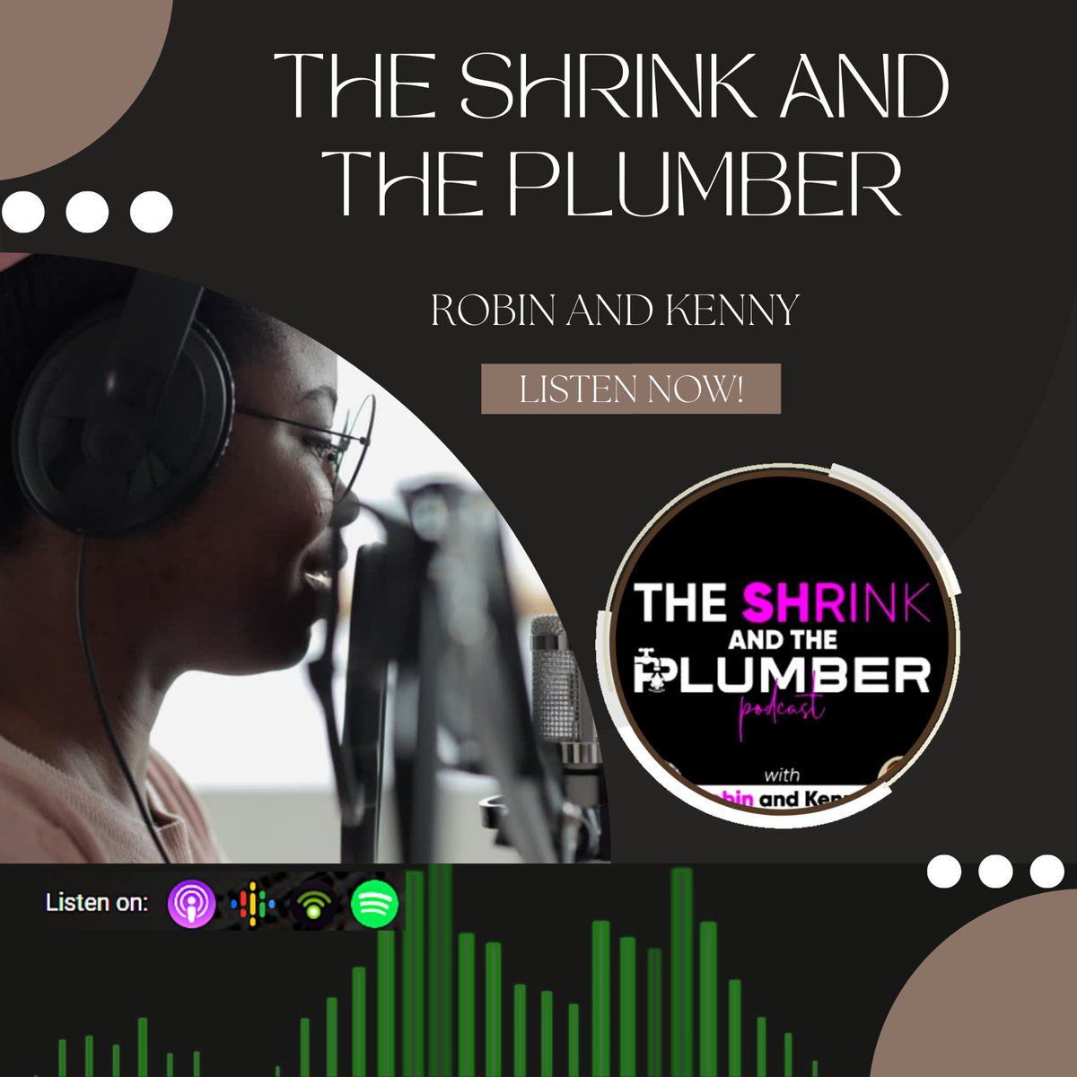 FairOfPodcasts's tweet photo. The shrink and the plumber.
By Robin and Kenny
Listen On:- https://t.co/OvCHMcT3ms
#podcast #podcastgroup #podcasting #podcasteros #Society #culture https://t.co/OkWCFribdB