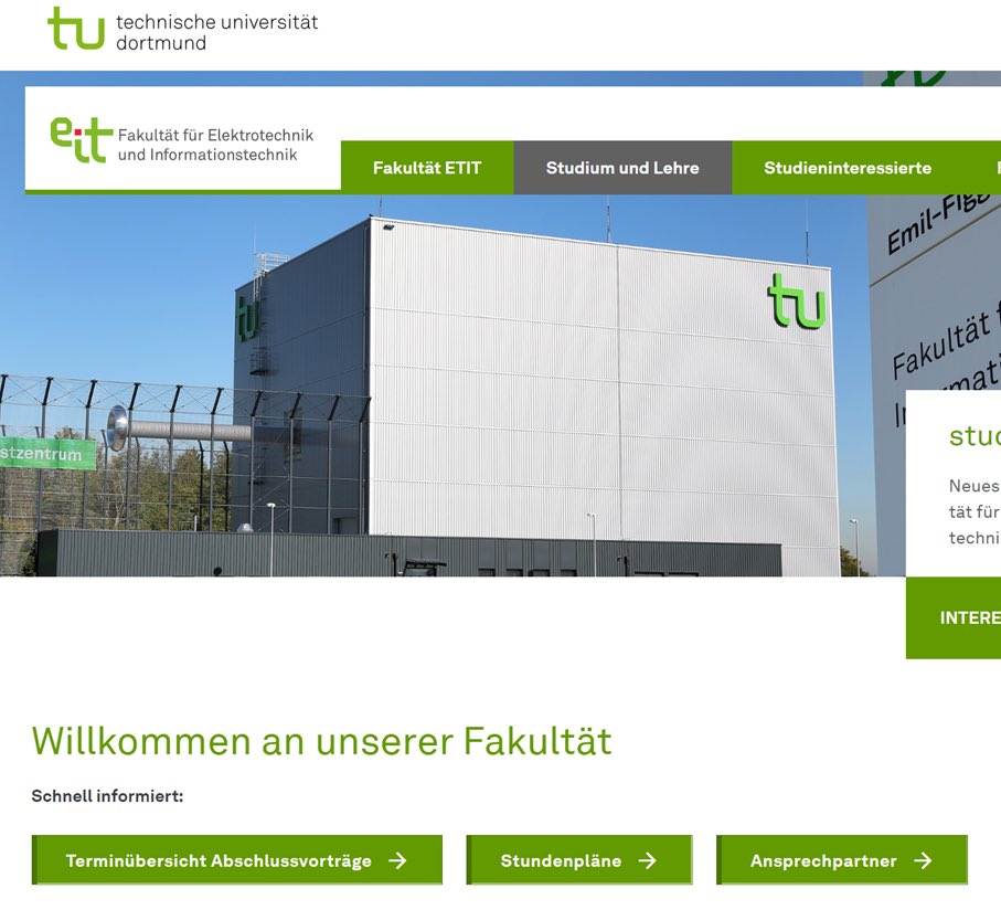 Vielleicht ist es dem ein oder anderen schon aufgefallen. Unsere Fakultätswebseite erstrahlt im neuen Design. 😊 Schaut gerne einmal rein!
#etit #tudortmund #webseite #neuesdesign