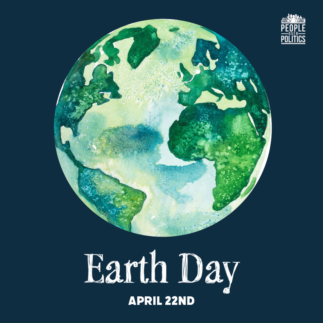 PeopleOverPoli1's tweet photo. Here’s your #EarthDay reminder that we are all in this together. Let’s show each other—and the planet—some kindness today. 🌎☀️

#earthday22 #earthday2022 #peopleoverpolitics https://t.co/F5SLVg7qaV