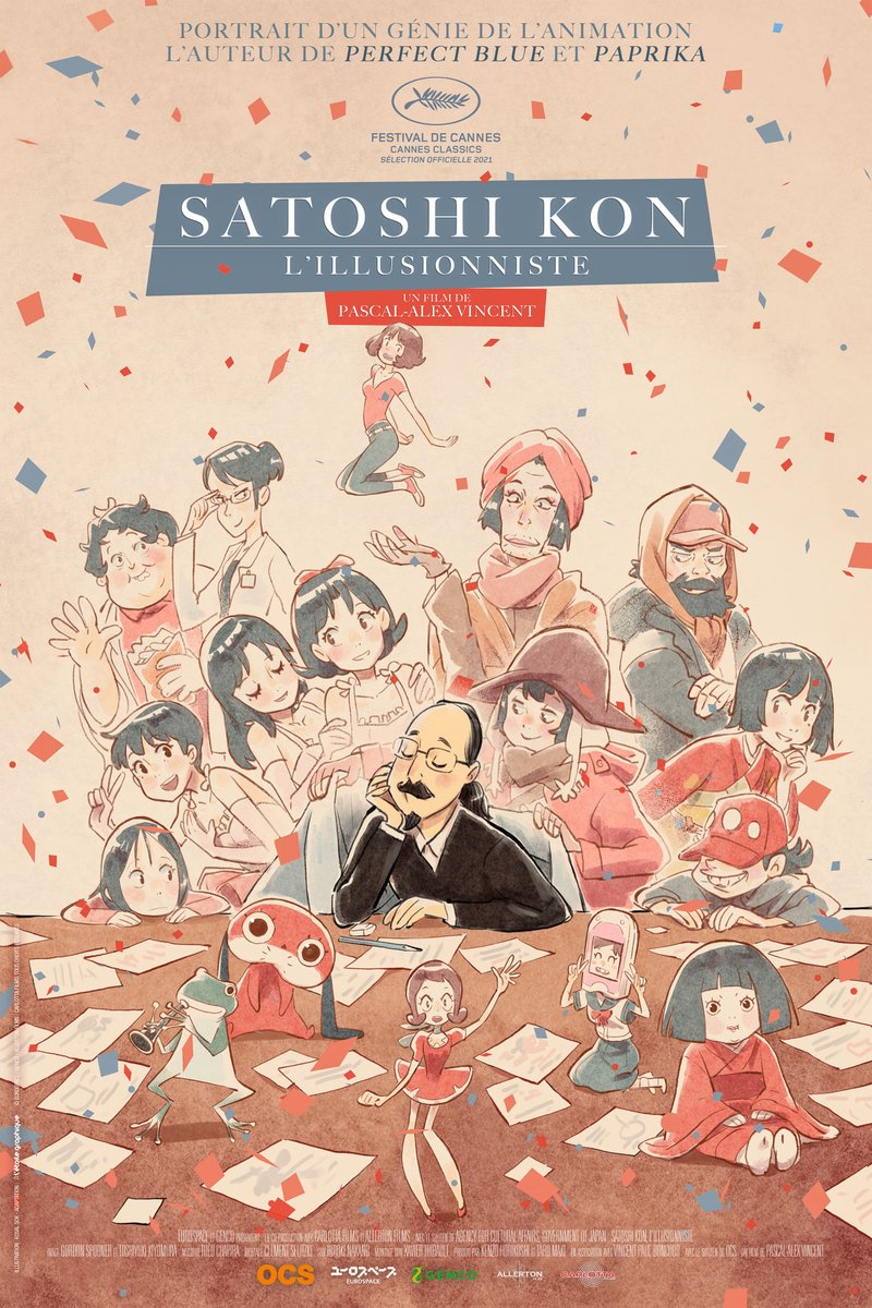 Venez (re)découvrir le documentaire SATOSHI KON, L'ILLUSIONNISTE ce dimanche à 10h30 au <a href="/Cinema_Louxor/">Louxor • Palais du Cinéma</a>. La séance sera suivie d'une rencontre avec le réalisateur <a href="/PAV_Vincent/">Pascal-Alex Vincent</a>, d'un quiz avec des lots à gagner, ainsi que d'une projection de PERFECT BLUE à 13h30. On vous y attend😉