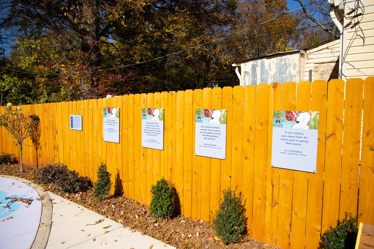 Named after the 1960's Ritz Theater, a thriving Black-owned cinema, The Ritz at Washington Heights, is a new outdoor space for community gatherings. Open to the public, the space features a brightly colored mural, a play area, and a seating area that includes Wi-Fi. Please visit!