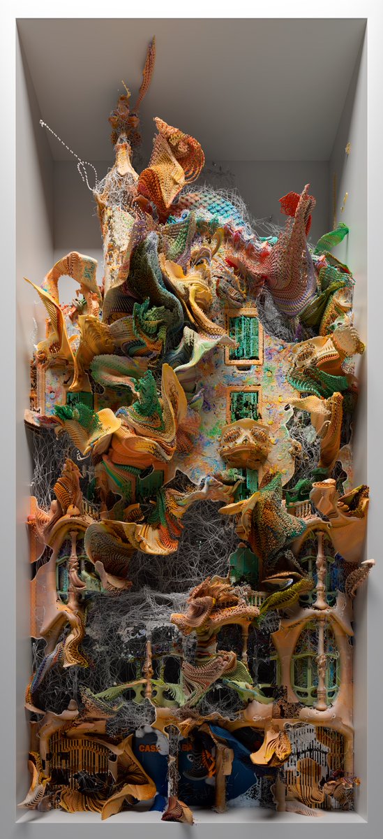 refikanadol's tweet photo. It will first be a public art IRL at Rockefeller Plaza on April 30, then a live A/V performance on Casa Batlló itself on May 7. This is the only NFT Christie’s will auction that week alongside works by Monet, Picasso, Warhol, Basquiat, Banksy, and Van Gogh! https://t.co/rVC78ubZJQ