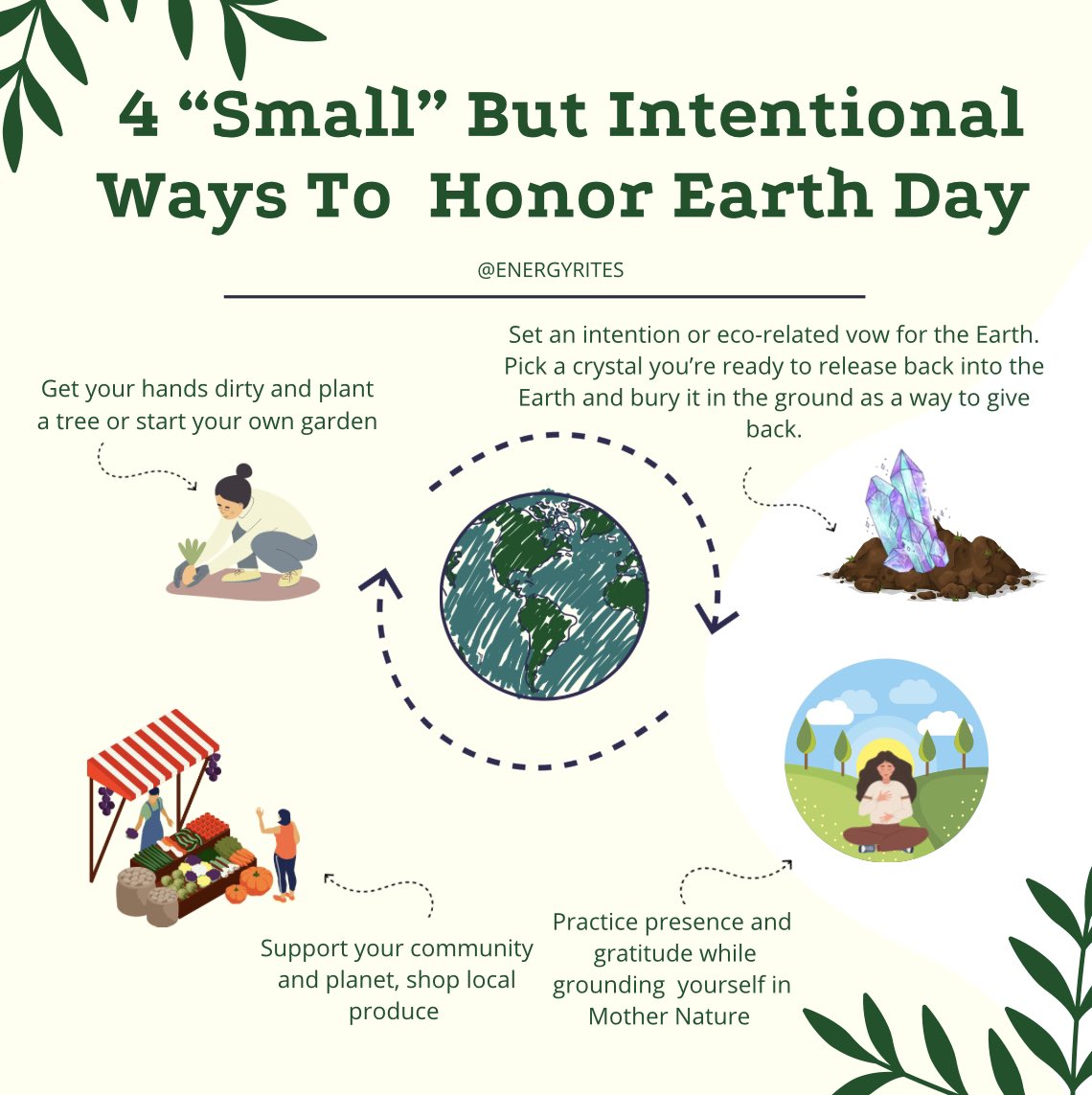 Energyrites's tweet photo. 4 Small but Intentional Ways to Honor Earth Day #EarthDay22 #EarthDayEveryDay https://t.co/FPiv8odivu