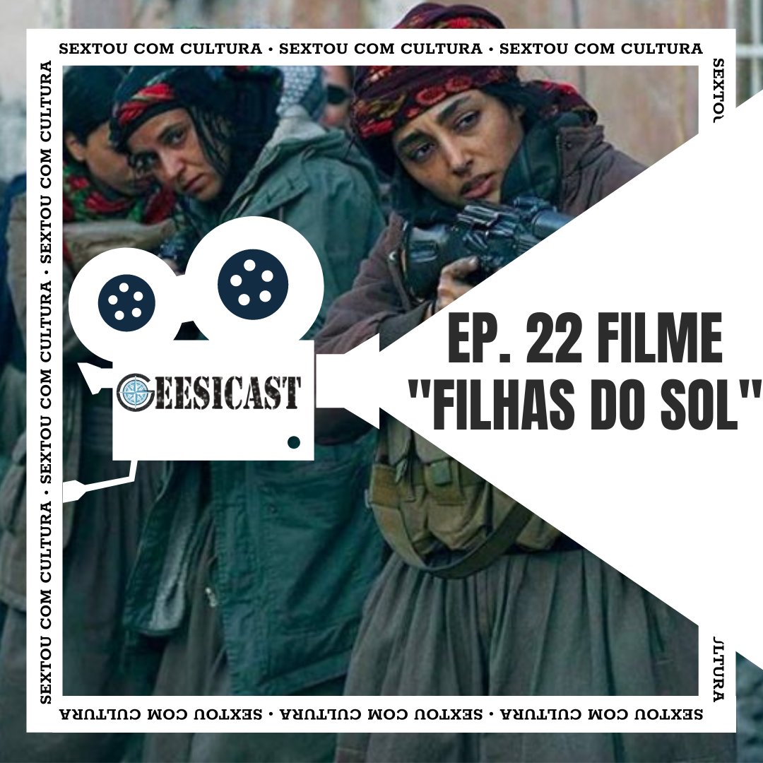 geesi_ufpb's tweet photo. #SextouComCultura
No episódio de hoje, o Geesicast trás o filme dirigido por Eva Husson, #FilhasdoSol para analisar a figura feminina na guerra.
Confira esse novo episódio do Geesicast https://t.co/hSmvFufBcD.
#probexufpb #sextoucomcultura #geesicast https://t.co/slIvDvmH1l