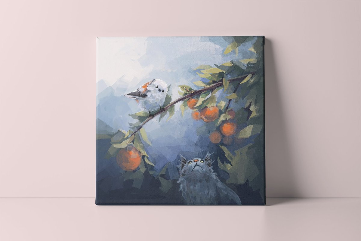 danimillistudio's tweet photo. "I hate when I'm staring at nothing in particular, and then realize I'm staring at someone" 😳 

My painting "Eyes On You" is available on Canvas Prints &amp; Greeting cards  :) Welcome to https://t.co/EFfpJJsH9H

#storytelling #inspiration https://t.co/zBuSSB2FBt