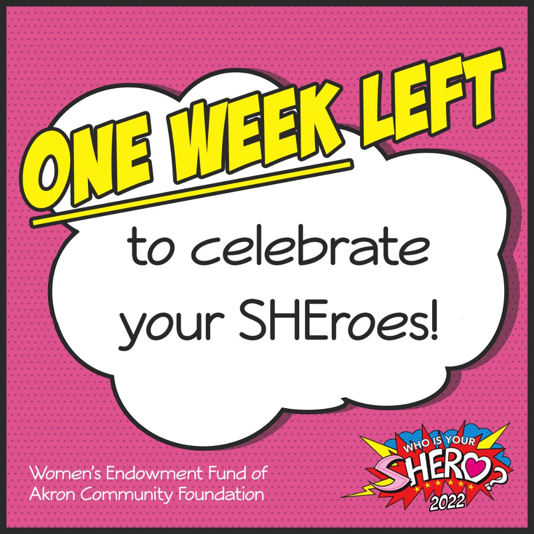 Each person you honor will receive a card telling them that they are your SHEro and letting them know of your gift (but not the amount). ❤️ Celebrate your #AKRONSHEro by April 30th. Donate today! yourshero.org
