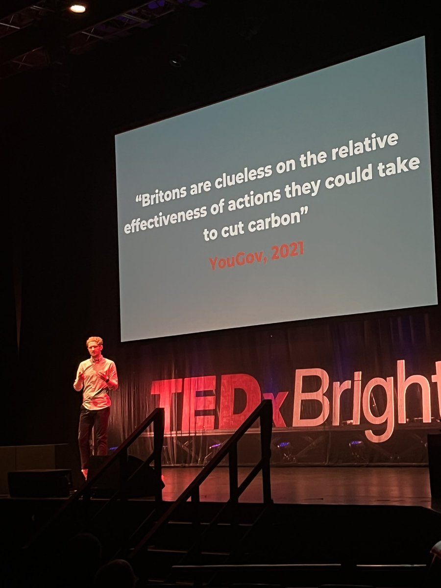 Next up @tommietravels from @BambuuBrush to talk about the future of sustainability #tedxbrighton