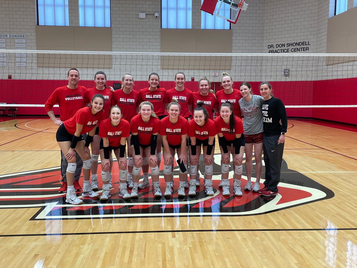 Final spring practice in the books!  And final practice with one of the best assistant coaches in college VB— We will miss you Fritz!! Thanks for all you’ve done for BSU WVB!!
