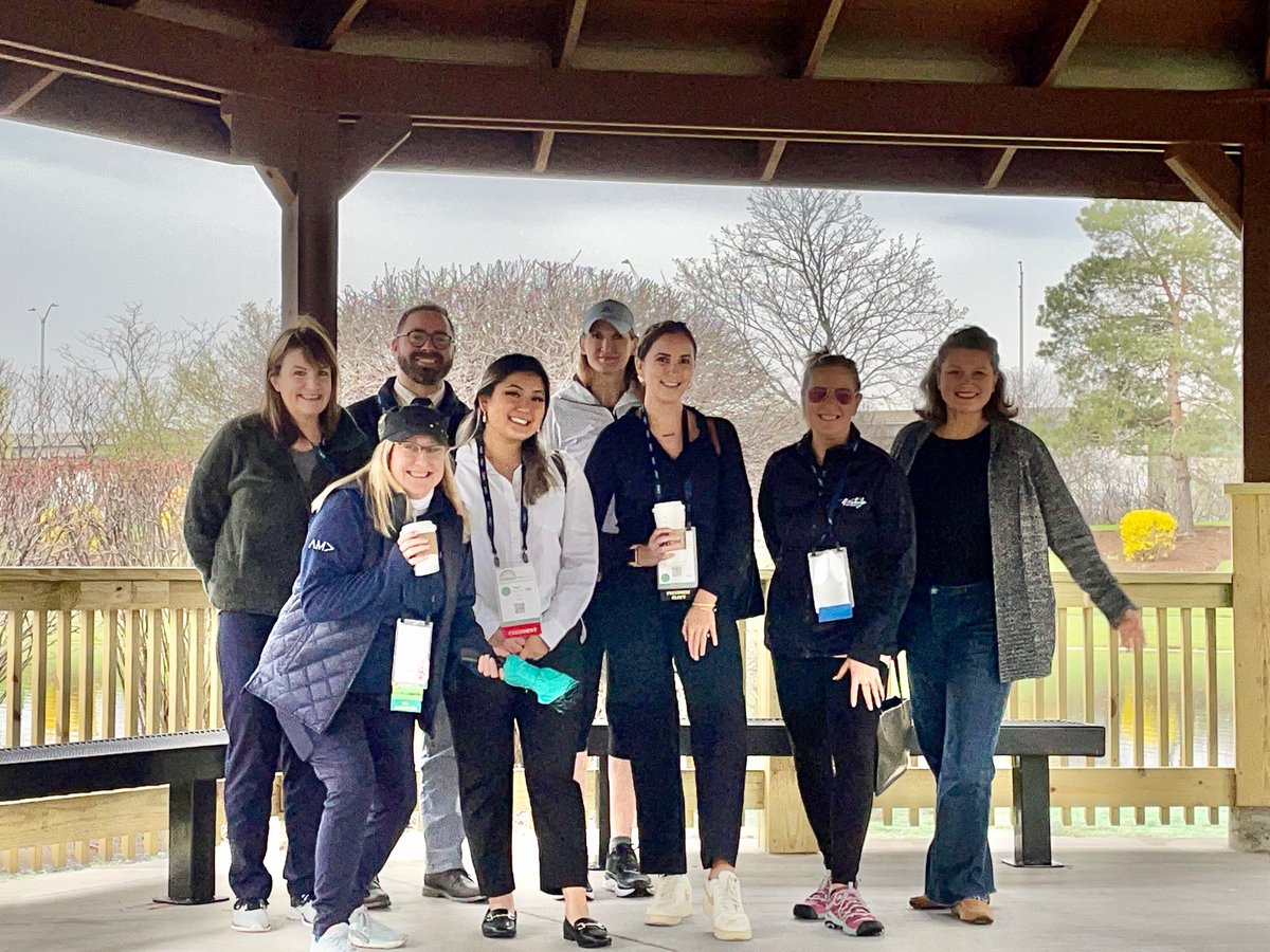 ginablink's tweet photo. What an awesome way to kick off #amasummit with a lovely little walk between rain showers! So psyched to have a group of folks who were game! @amasummit https://t.co/kUHg4IMDpR