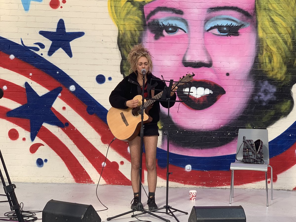 weare1fest's tweet photo. Back with more live music and the super talented Emma Nailen starting off with some Bob Dylan 🎶 #citizenfest https://t.co/KGUBpjWNVI