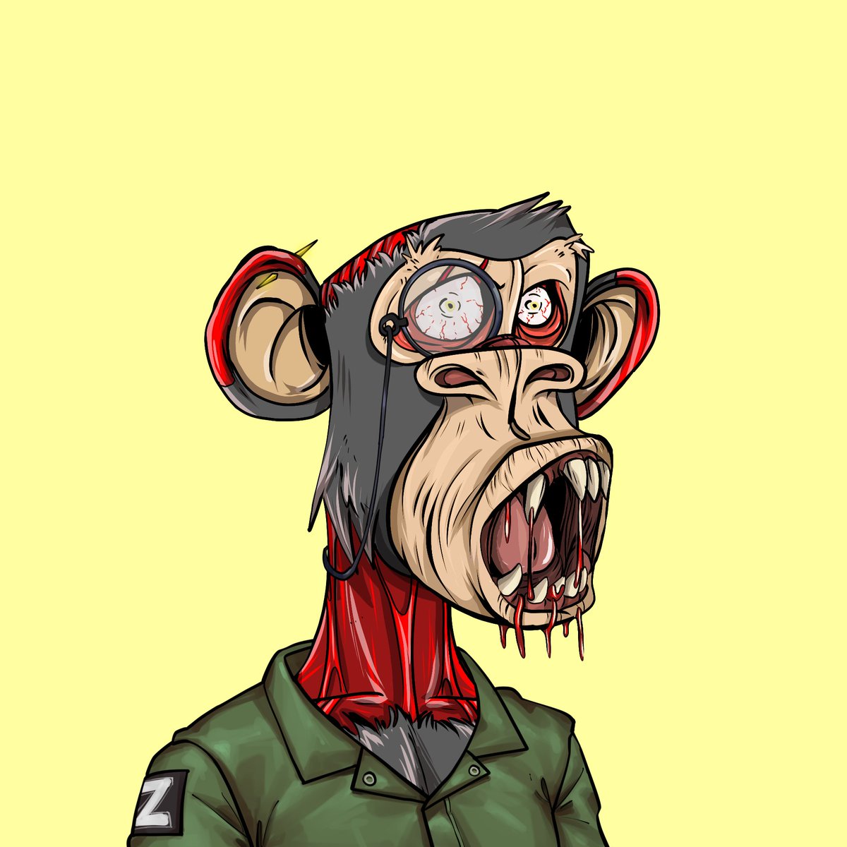 GoodFellaBeau's tweet photo. @ZombieApesNFT The love being thrown around the community is infectious!!!! #ZombieApes $Worms https://t.co/qu3bmIczRe