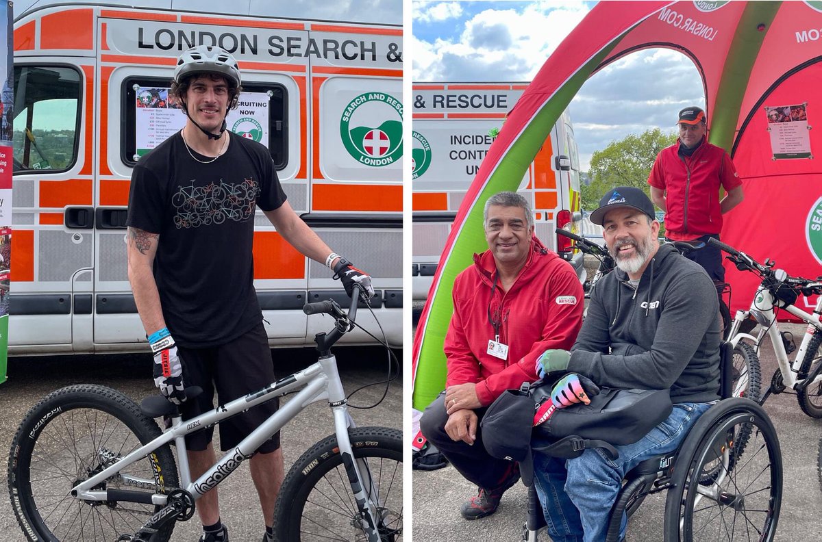 LONDONSARUK's tweet photo. We are at Alexandra Palace attending The Cycle Show &amp; London E-Bike Festival 2022, where some members of our bike team got to meet a couple of their cycling heroes. https://t.co/5fsuvJGi7E