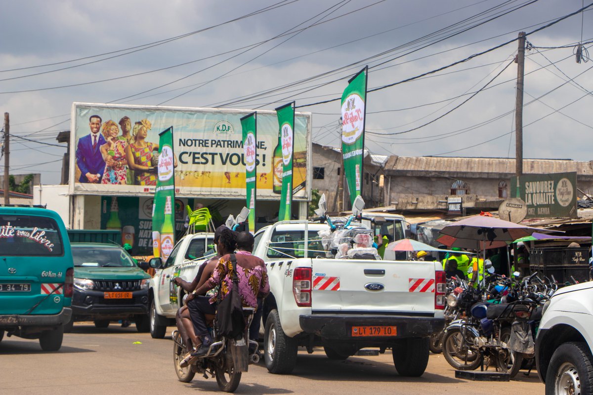 groupekadji's tweet image. Caravane de remise  des motos aux gagnants de la campagne &quot;A notre tour de vous supporter !!!&quot; de la marque Kadji Beer.
Venez Célébrer avec nous à Ndogpassi, Carrefour 1er Danger.
 We are obviously behind you. 
Strictly for persons aged 21+
Drink Responsibly
#UCB  #KadjiBeer
