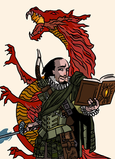 DriftwoodTheatr's tweet photo. Join Driftwood Theatre on an epic quest of Shakespearean proportions! Shakespeare D&amp;D is a live play through of #dungeonsanddragons but in a Shakespearean world with Shakespearean characters! For more and tickets visit https://t.co/PLYtB97aDt #shakespeareDND #driftwoodtheatre https://t.co/wK4AgTjfjI