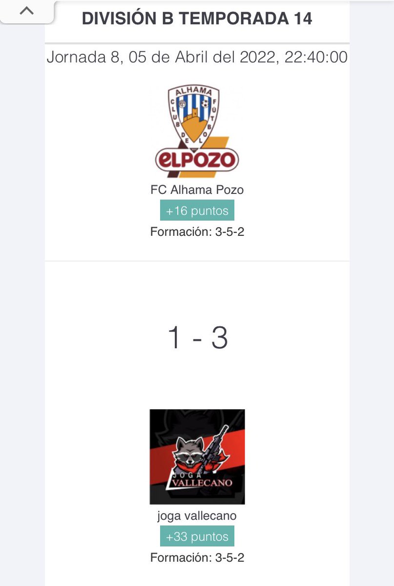 <a href="/Chipii132/">Chipii_13</a> @fecp_ps4 @VPN_SPAIN <a href="/VFOspain/">VFO España</a> Desde luego que si, la próxima vez escribir mejor y que vuestros manager anden más al loro. Para eso existen unas reglas en las competiciones, nos vemos a la vuelta 😉💪🏽