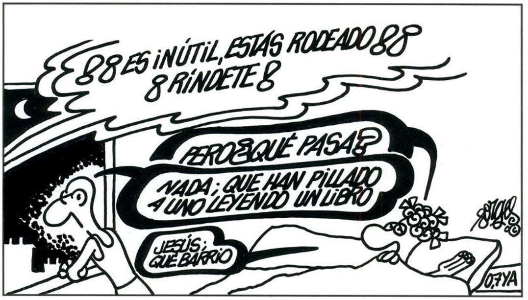 forges's tweet photo. Viñeta publicada en 1994 #DíaDelLibro #23deAbril #SantJordi #LaForgesteca #SiempreForges https://t.co/psnGL8zDLX