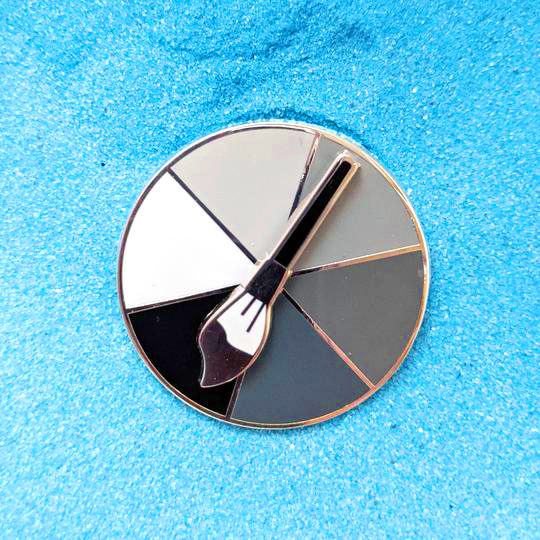 #paintbrush #spinner #pins for deciding what #colour to use

Get it at smallriniladyshop.com⁠
or at Etsy at PinsByRini.Etsy.Com