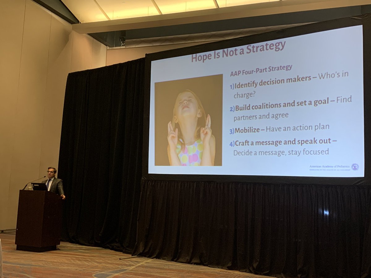 Thank you to @AAPDelMonte for the inspiring #HPSP speech reminding us that #advocacy has always been the foundation of pediatrics, that our voices matter, and that #hopeisnotastrategy #tweetiatrician #PAS22 @LoisLeeMD @JenniKusma @DrAnita_Shah @renkate @AmerAcadPeds