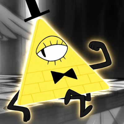 Today's Tumblr Sexyman of the day is Bill Cipher from questioning my sexuality! 