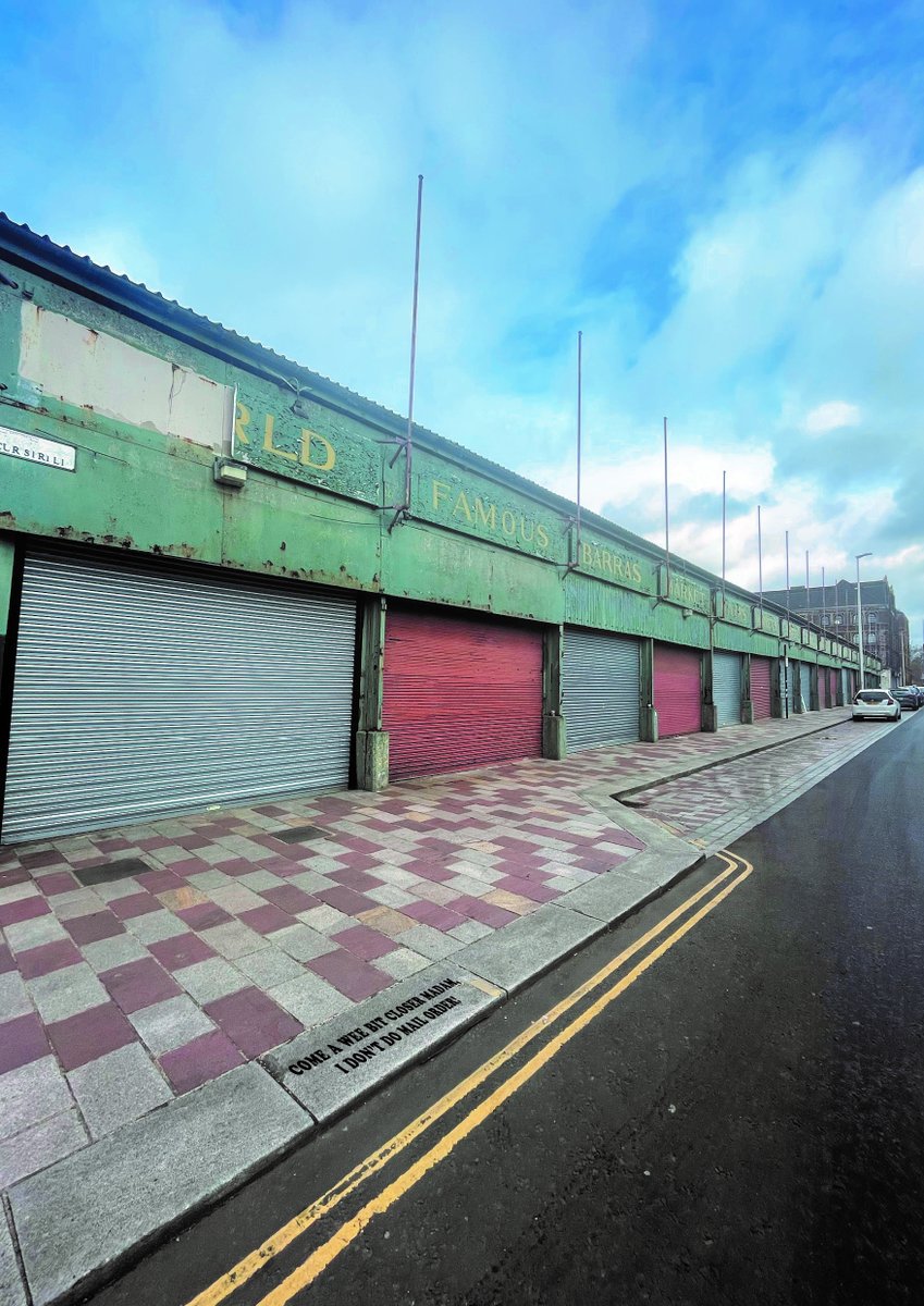 Glasgowdodf's tweet photo. Next Saturday, from 12pm till 4pm, we will be at @thepipefactory_ with our drop-in consultation event to decide which Barras phrases should end up as permanent commemorations, engraved into the pavements around the market. https://t.co/crCOdIX371