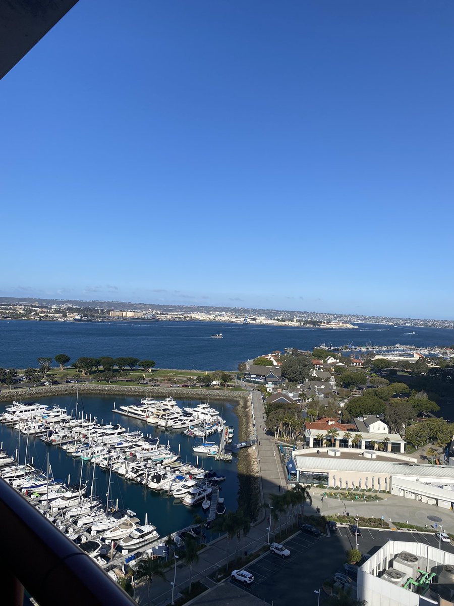 First day at #AERA2022 and woke up with an amazing view