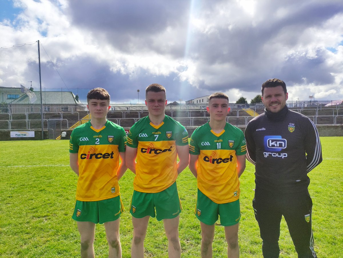 MacCumhaills's tweet image. Best of luck to Shaun McMenamin, Sean Martin, Conor McGinty and Gary Wilson who are with the Donegal Minors tomorrow against Fermanagh in MacCumhaill Park. Throw in is at 4.00pm.