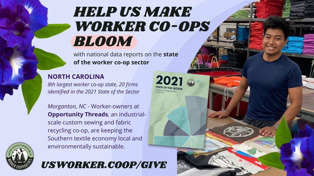 National data collection on #WorkerCoops highlights trends in our grassroots impact &amp; documents our movement's progress. This #EarthDay2022 support our State of the Sector reporting &amp; give to co-ops leading sustainability efforts in their industries. info.usworker.coop/civicrm/contri…