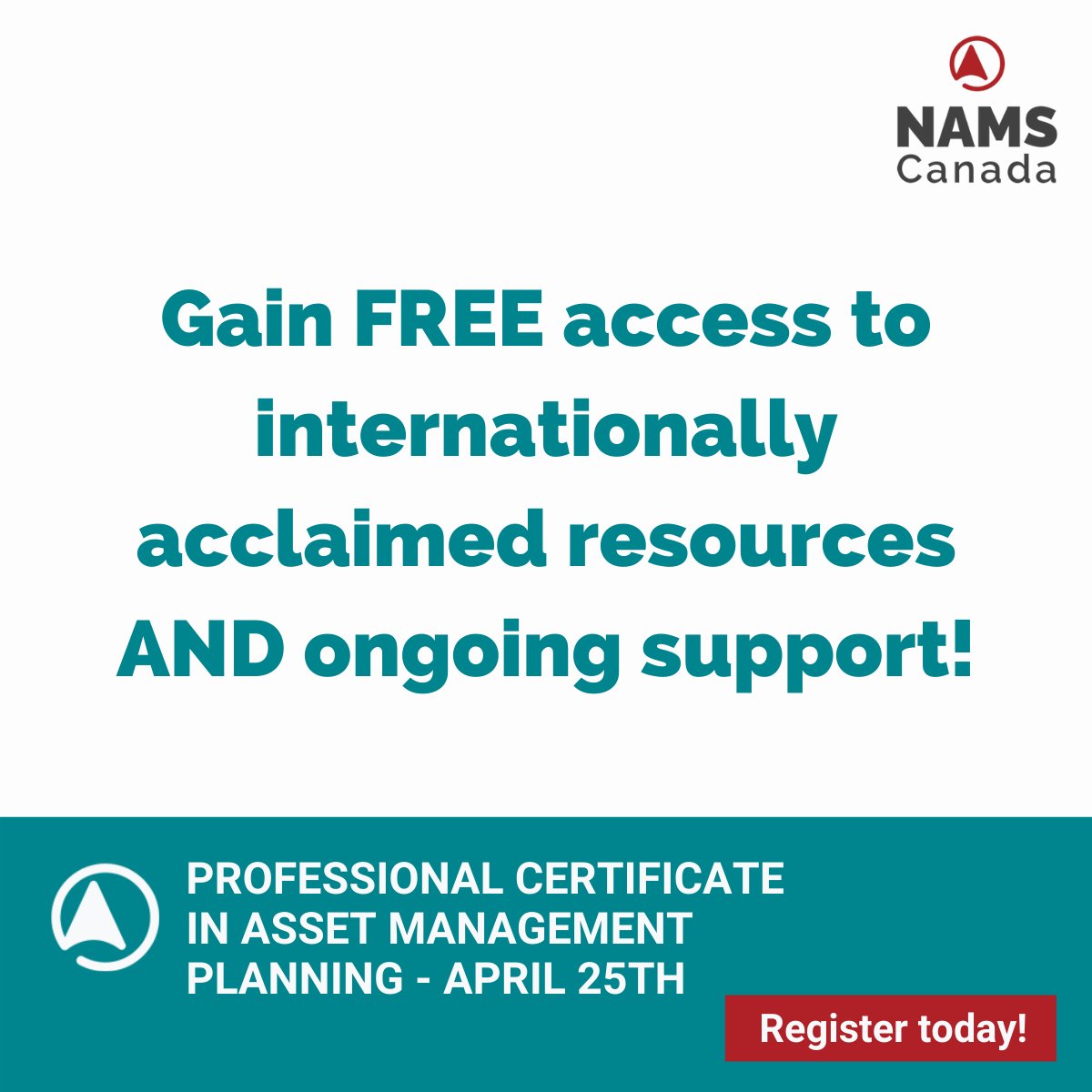 NAMS Canada (@namscanada) on Twitter photo Each organization registered in the ProCert AMP will gain access to NAMS+, as well as the IIMM (International Infrastructure Management Manual) and a Climate Change and Infrastructure Practice Note.
Register today: namscanada.org/namscanada/edu…
<a href="/FCM_online/">Federation of Canadian Municipalities</a> Each organization registered in the ProCert AMP will gain access to NAMS+, as well as the IIMM (International Infrastructure Management Manual) and a Climate Change and Infrastructure Practice Note.
Register today: namscanada.org/namscanada/edu…
<a href="/FCM_online/">Federation of Canadian Municipalities</a>