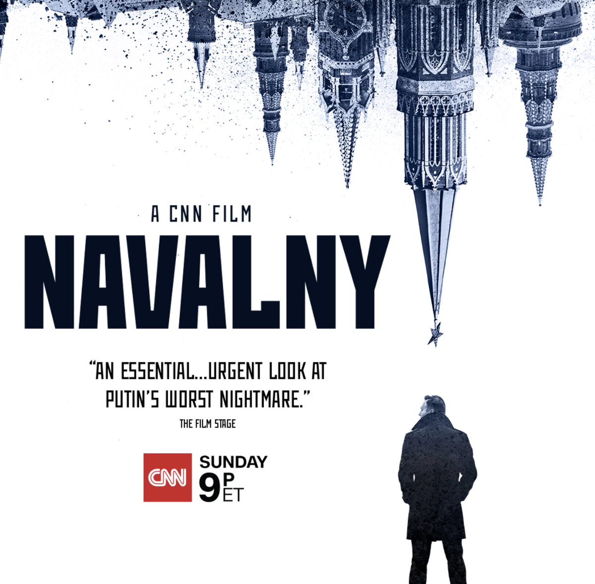 DanielRoher's tweet photo. #NAVALNY is going to be broadcasting on 
@CNN this Sunday at 9PM ET. You can find it on 
@hbomax in a month! See the movie. Spread the word. Free Navalny. Россия будет свободна!! https://t.co/os0Wey4X5B