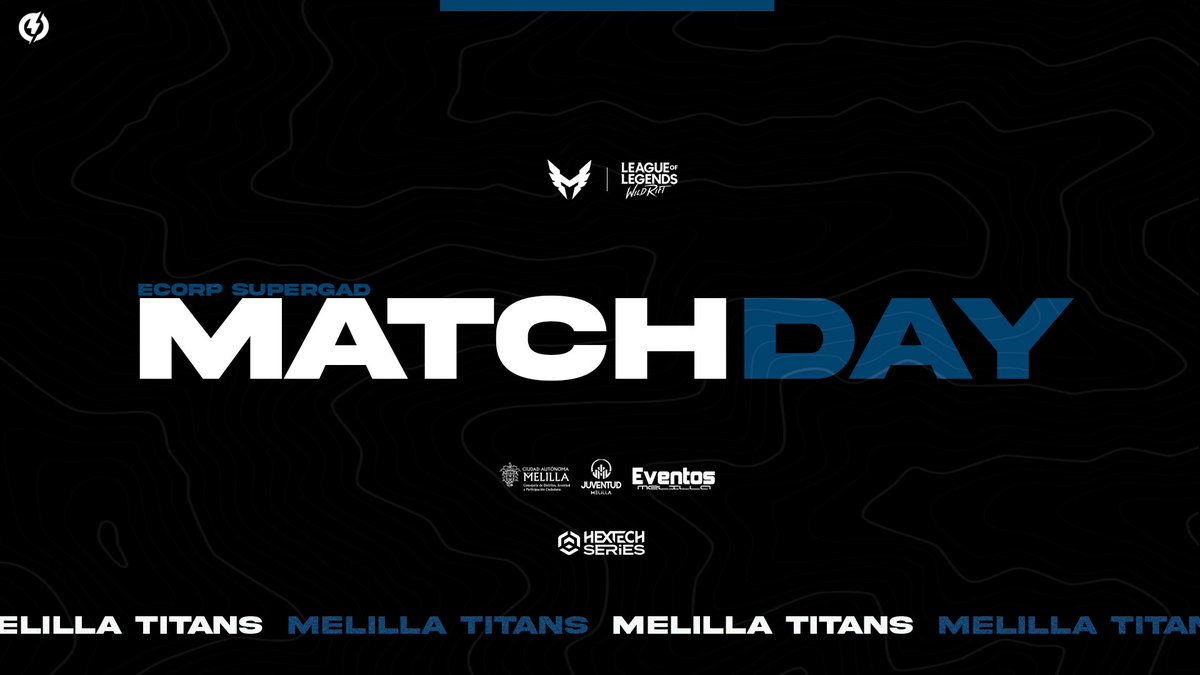 MelillaTitans's tweet photo. Hoy es día de #HextechSeries @SomosLaTormenta para nuestros titanes de @wildriftES.🖤🏛️

Nos mediremos a las 22:00 frente a @ECORP_ES en la jornada 6.💥

#GoTitans #HaciendoHistoria https://t.co/KYClmCVDbV