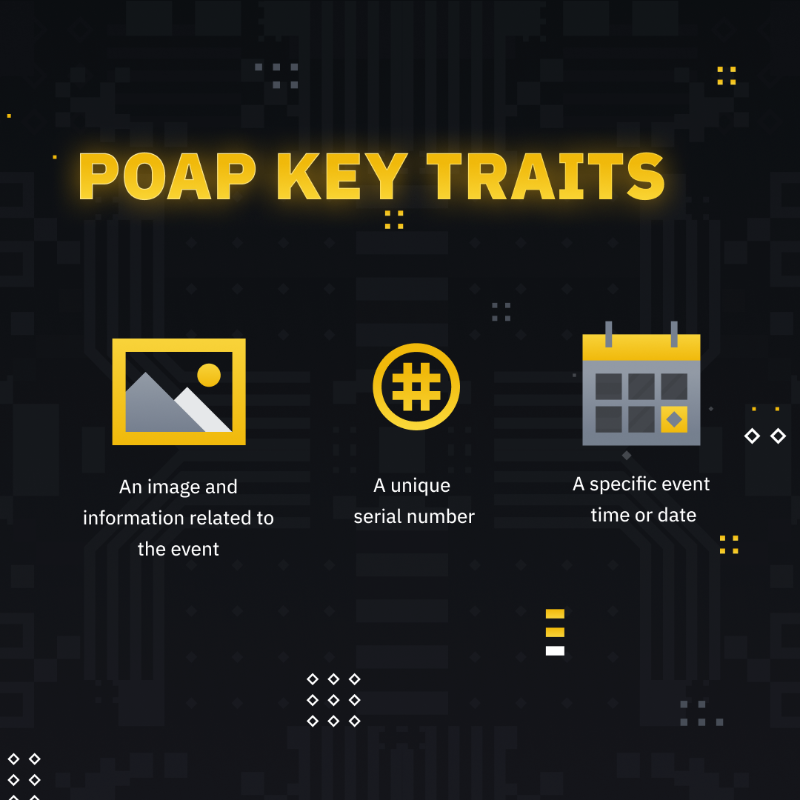 binance's tweet photo. Let's talk POAP.