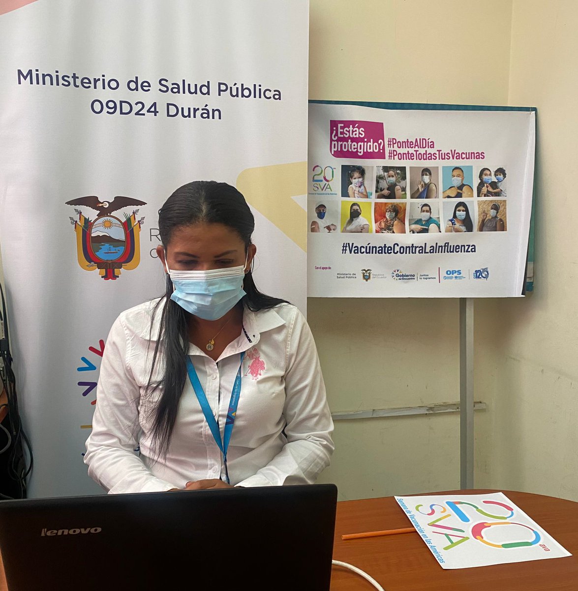 Salud_Guayas's tweet photo. #Samborondón | Directora Distrital @Ruthquin2 comunica a través de @radioi99 sobre las actividades que realiza el distrito en ambos cantones, durante la #SemanaDeVacunaciónDeLasAméricas.

 #PonteTodasTusVacunas https://t.co/gvB3Ll762p