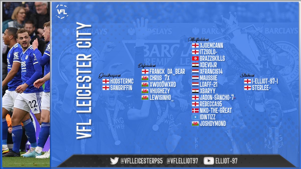 🚨Squad for S51 <a href="/TheVFL_/">VFL</a> 

🎨 <a href="/Chelsea_I3east/">𝓒𝓪𝓻𝓮𝓯𝓻𝓮𝓮 ▪︎Hyde▪︎☆☆</a>