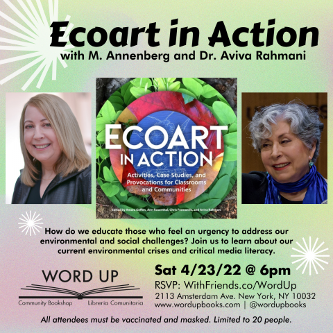 LaserTalks's tweet photo. 🔛‘Ecoart in Action’ M. Annenberg in conversation with Dr. Aviva Rahmani
🌎Join this hybrid event tomorrow and find out more about this new publication!
#ecoart #sustainability #criticalmedia #publishing https://t.co/rdDcTwAiV5
