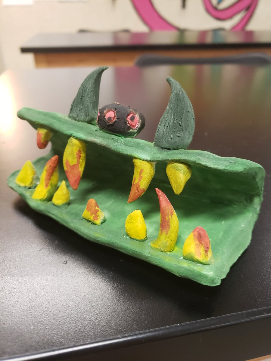 When there is no glaze, and you need a solution. Watercolor comes to the rescue.  These pieces are amazing! My Arts &amp; Crafts students truly knocked it out of the park! I am so incredibly proud of them! #BeEliteWMS <a href="/HumbleISD_WMS/">Woodcreek Middle</a> <a href="/WoodcreekA/">WoodcreekArt</a> <a href="/VisualArtHumble/">Humble ISD Visual Arts</a> <a href="/Moye_Education/">Dr. Alan Moye</a>