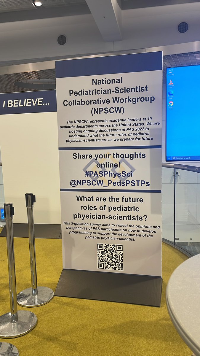 Don’t miss the ThinkPod at #pas2022 #PASPhysSci
<a href="/NPSCW_PedsPSTPs/">Pediatrician-Scientist Collaborative Workgroup</a>