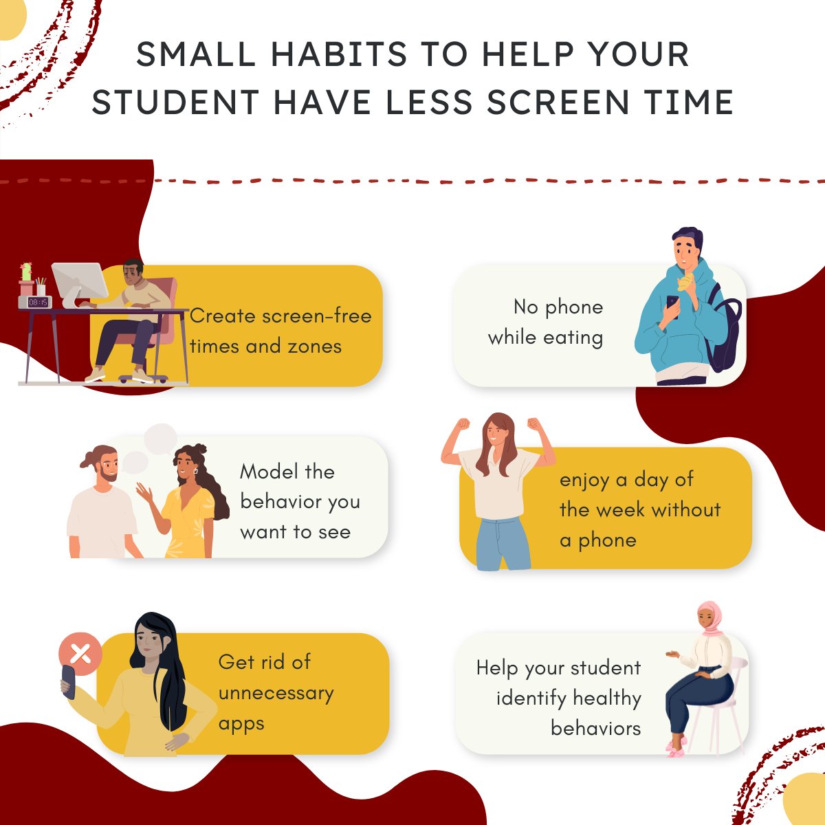From phones and tablets to streaming movies and YouTube, tech and media are everywhere. It's easy to over use technology when the phone never stops pinging and the next episode plays automatically. Here are some tips to help limit phone and tablet use. <a href="/CommonSenseEd/">Common Sense Education</a>