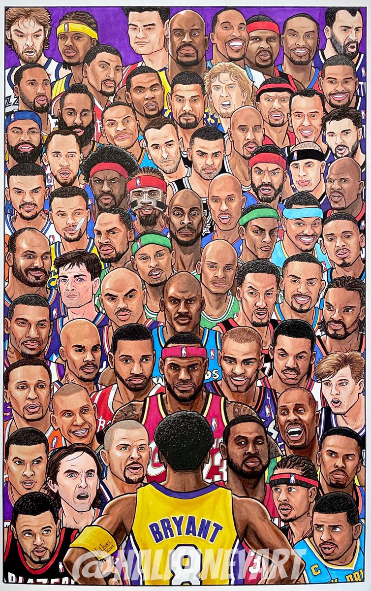 MAMBA VS NBA - FINISHED PIECE!! The Mamba takes on 64 of his best opponents, rivals, and beefs!