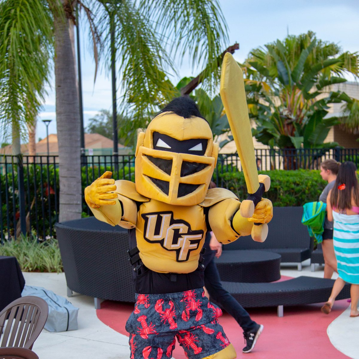UCF_OSI's tweet photo. 🌊Late Knights Presents Splashdown🌊
.
It's Late Knights' last event of the semester!!! 
.
Come out to RWC Leisure Pool on Saturday, April 23rd, from 7-10pm! Have some fun with a live DJ, inflatables and water slides, free food, and even a dunk tank! https://t.co/dZ0aAGNsR4